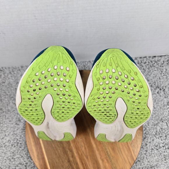 Asics Womens 9 Gel-Nimbus 25 Ink Teal Lime Green Athletic Gym Road Running Shoe - Picture 9 of 12